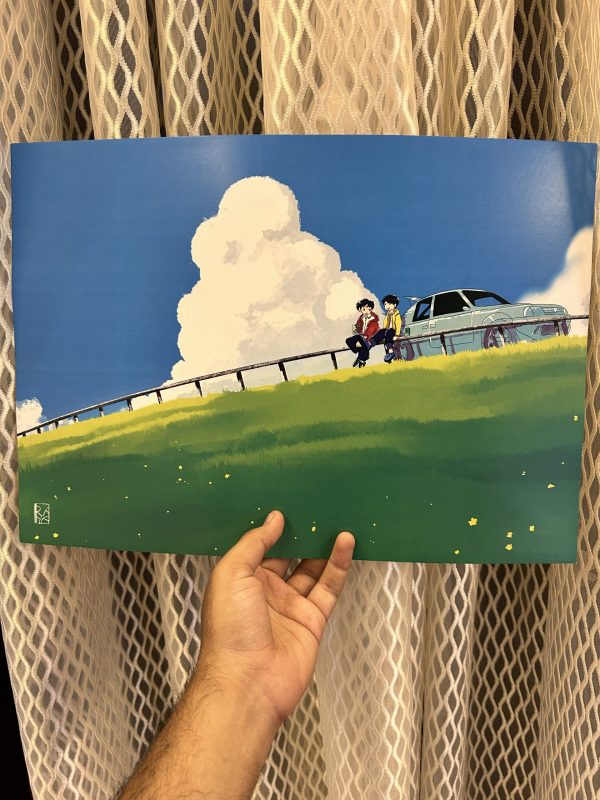Friends Chilling Long Drive A3 Poster