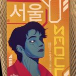 Cyberpunk Seoul A3 Poster